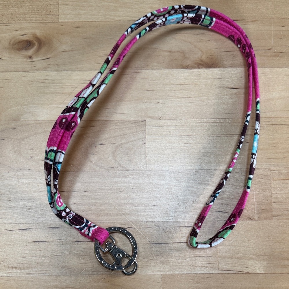 Vera Bradley Pink Floral Lanyard